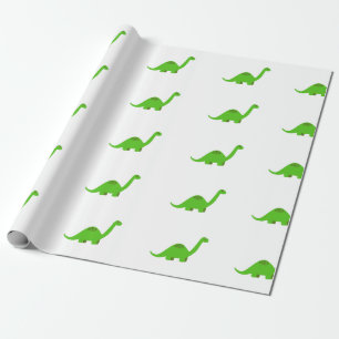 Papier Cadeau Anniversaire de papier d'emballage de dinosaure