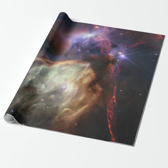 Papier Cadeau Anniversaire de Rho Ophiuchi Image du télescope We (Déroulé)