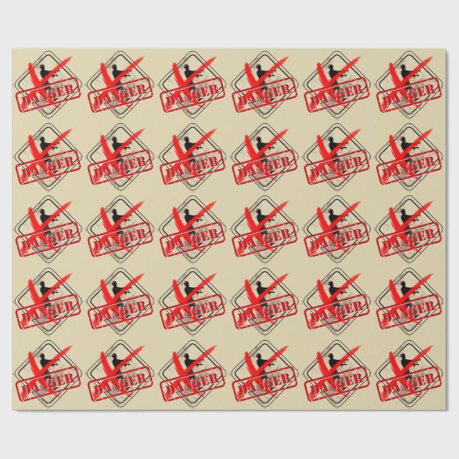 Papier Cadeau Anniversaire de Zombie Apocalypse | Bioaléa d'Hall (Plat)