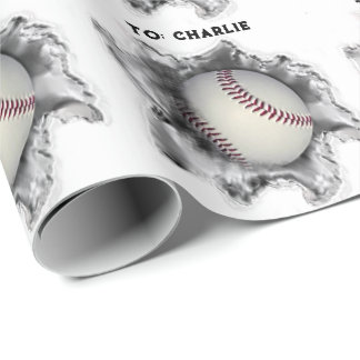Papier Cadeau Anniversaire du baseball