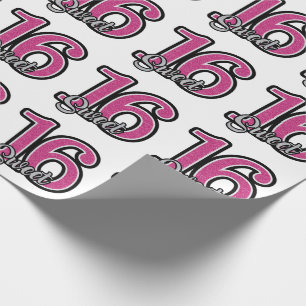 Papier Cadeau Anniversaire du bonbon 16