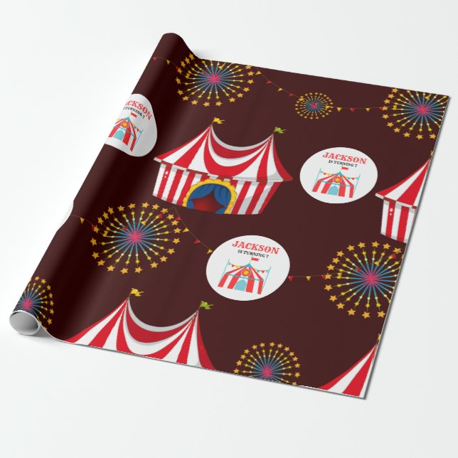 Papier Cadeau Anniversaire du Carnaval (Déroulé)