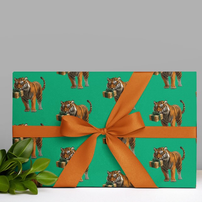 Papier Cadeau Anniversaire du Tigre (Créateur téléchargé)