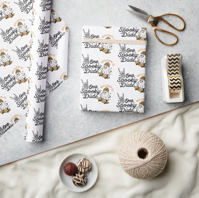 Papier Cadeau Anniversaire d'un Mec Éffrayant (Artisanat)