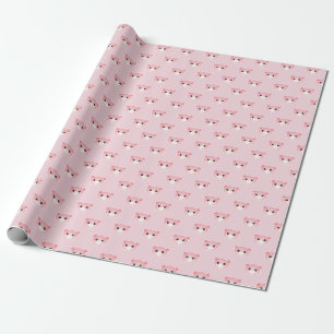Papier Cadeau Anniversaire mignon de style d'art de Kawaii