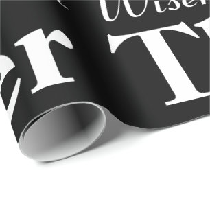 Papier Cadeau Anniversaire vintage d'étape importante de