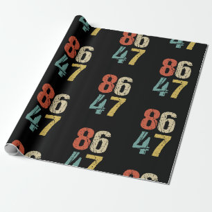 Papier Cadeau Anti-Trump - 86 47 I