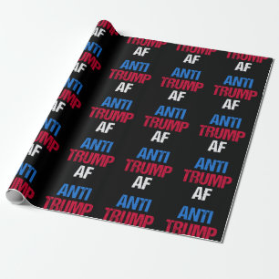 Papier Cadeau Anti-Trump AF Je suis