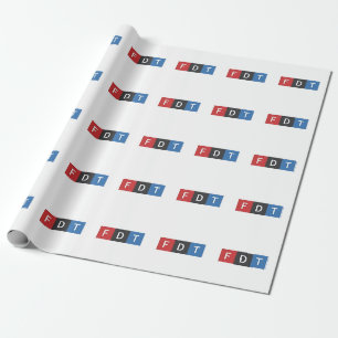 Papier Cadeau Anti-Trump et ses anti-Maga-démocrates subtils