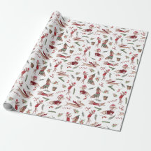 Aquarelle adorable Motif de Noël Dachshund