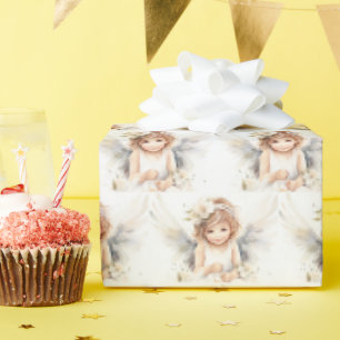 Papier Cadeau Aquarelle Angel Girl
