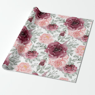 Papier Cadeau Aquarelle Bourgogne