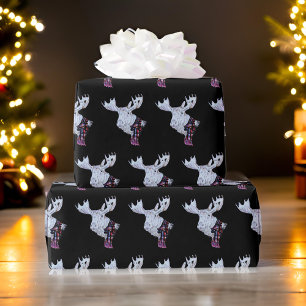 Papier Cadeau Aquarelle classique Noël orignal
