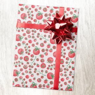 Papier Cadeau Aquarelle de tomate