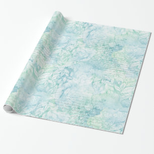 Papier Cadeau Aquarelle Retro Beach Papier à enveloppement à thè