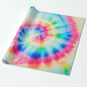 Papier Cadeau Aquarelle Spirale. Art Artistique Bio Dirty Art. S