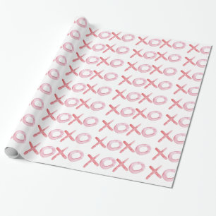 Papier Cadeau Aquarelle XOXO