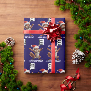 Papier Cadeau Arachide l'écureuil justice MAGA Noël