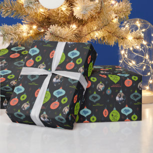 Papier Cadeau Arachides - Ornements de Noël   Photos de famille