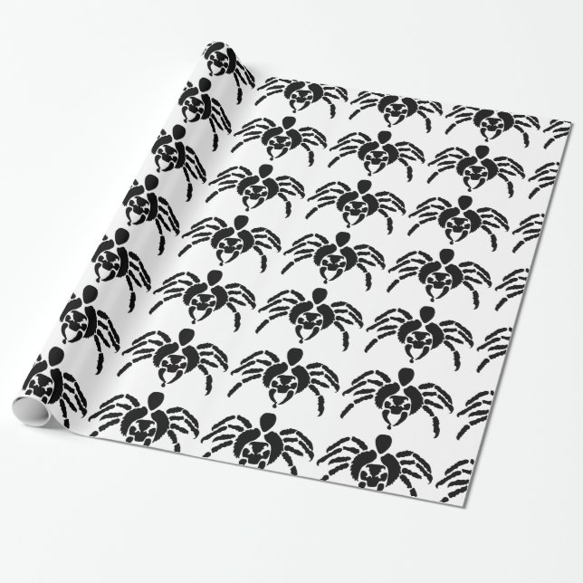 Papier Cadeau Araignée (Déroulé)