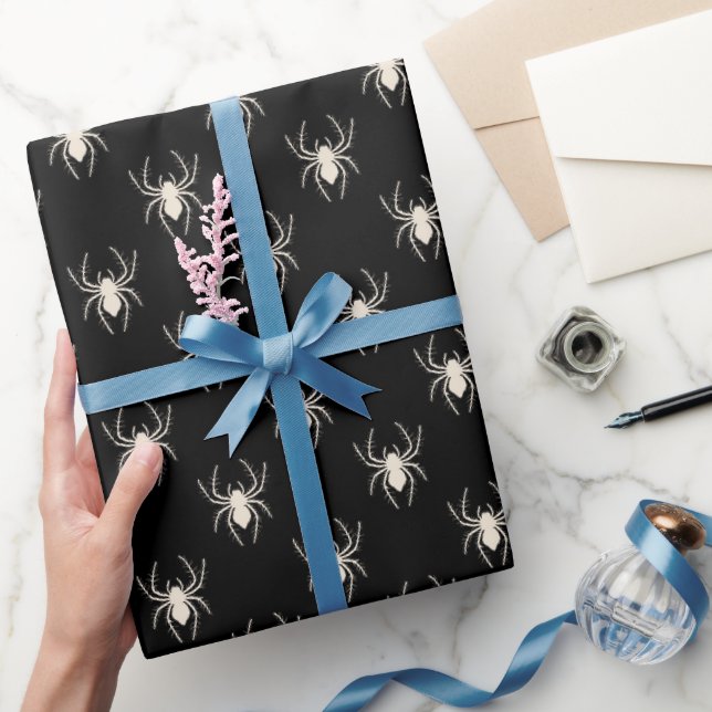 Papier Cadeau Araignée d'Halloween (Cadeaux)