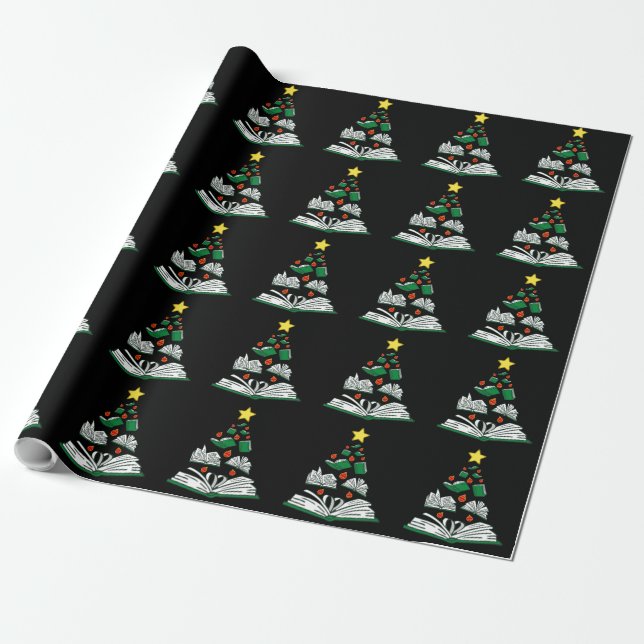 Papier Cadeau Arbre de Noël de la réservation III (Déroulé)