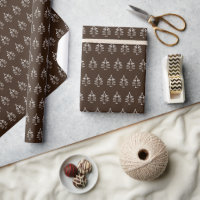 Arbre de Noël Motif chocolat noir