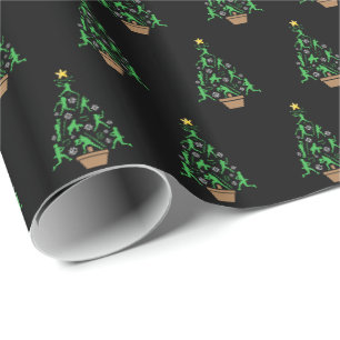 Papier Cadeau Arbre de Noël pour filles de filles