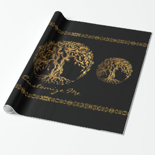 Papier Cadeau Arbre de vie Mehndi (henné)