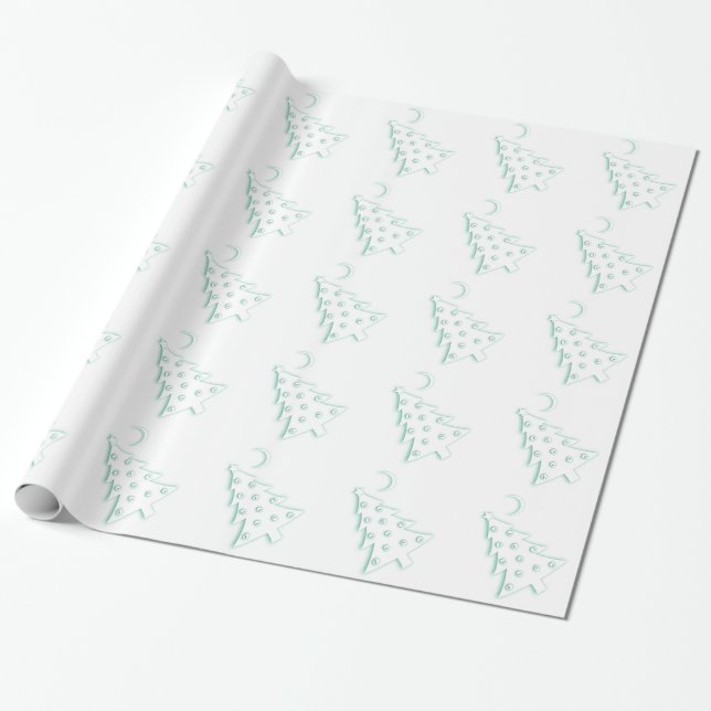 Papier Cadeau Arbre macabre de Noël (Déroulé)
