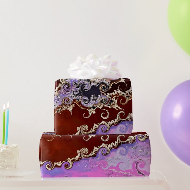 PAPIER CADEAU ARBRES (Cadeaux de fête)