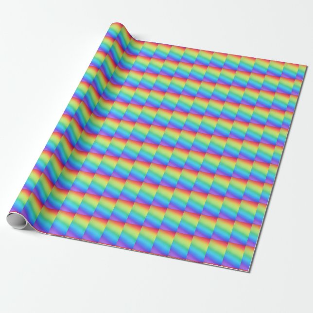 Papier Cadeau arc-en-ciel (Déroulé)