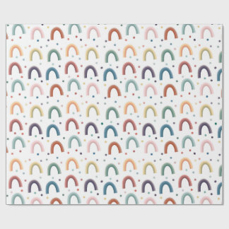 Papier Cadeau Arc-en-ciel Bohème
