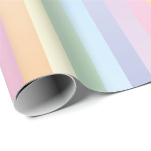 Papier Cadeau Arc-en-ciel doux