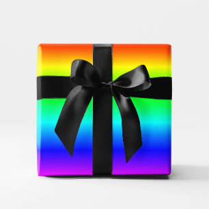 Papier Cadeau Arc-en-ciel ombré multicolore