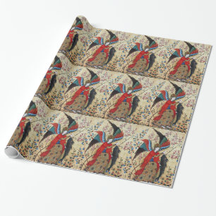 PAPIER CADEAU ARCHANGEL RAPHAEL ET LE POISSON