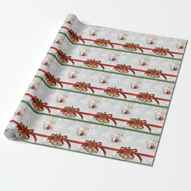 Papier Cadeau Arcs de Noël (Déroulé)