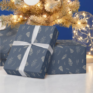Papier Cadeau Ardoise Papier d'enveloppement Motif Laurel d'hi