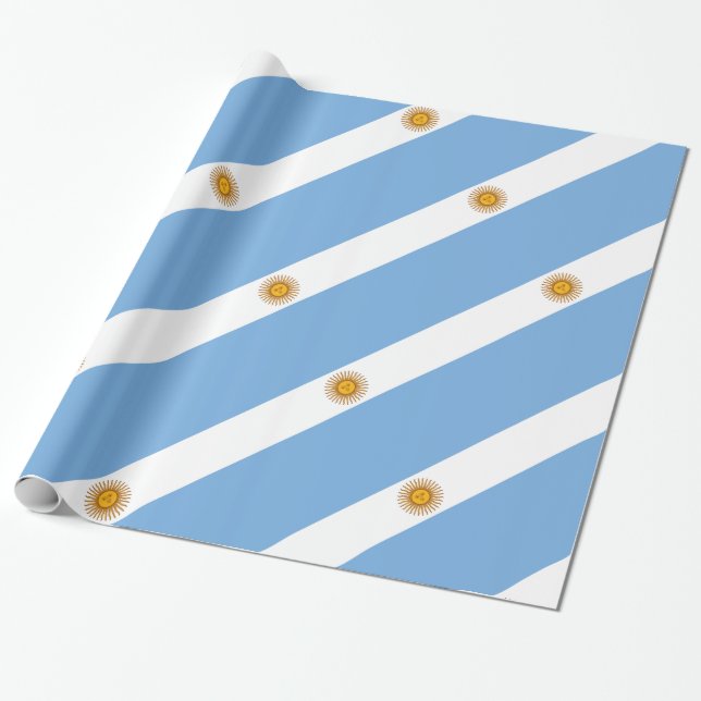 Papier Cadeau Argentine (Déroulé)