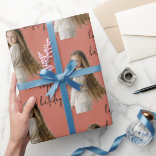 Papier Cadeau Argile en terre cuite et personnalisées texte et p
