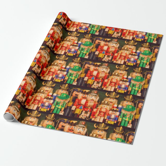 Papier Cadeau Armée des casse-noix de Noël (Déroulé)