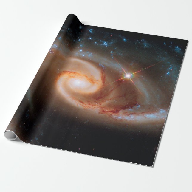 Papier Cadeau Arp 273 Galaxies Roses Hubble Espace Photo (Déroulé)