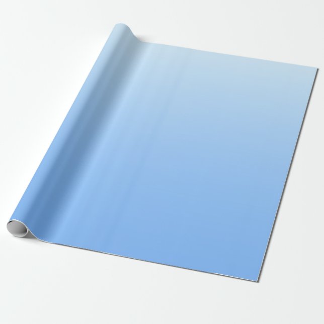 Papier Cadeau Arrière - plan bleu pâle (Déroulé)