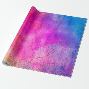 Papier Cadeau Arrière - plan couleur. Grunge rouge bleu et jaune