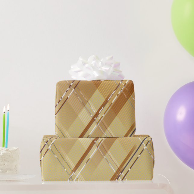 Papier Cadeau Arrière - plan de bandes diagonales 3 (Cadeaux de fête)