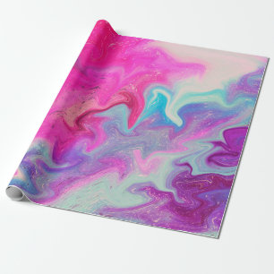 Papier Cadeau Arrière - plan de peinture mixte