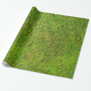 Papier Cadeau Arrière - plan de texture de motif d'herbe verte
