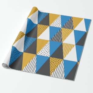 Papier Cadeau Arrière - plan géométrique. Illustration vintage. 