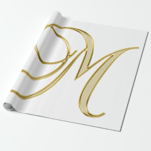 Papier Cadeau Arrière - plan initial de lettre alphabet