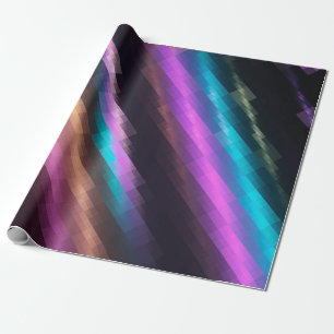 Papier Cadeau Arrière - plan multicolore en mosaïque abstraite v